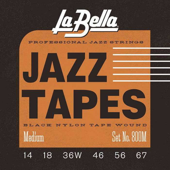 LaBella Nylon Tape Wound Electrics L-800M