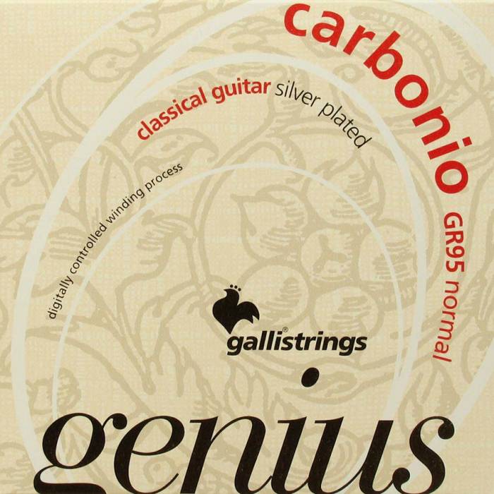 Struny na klasickou kytaru Galli Genius Carbonio GR-95