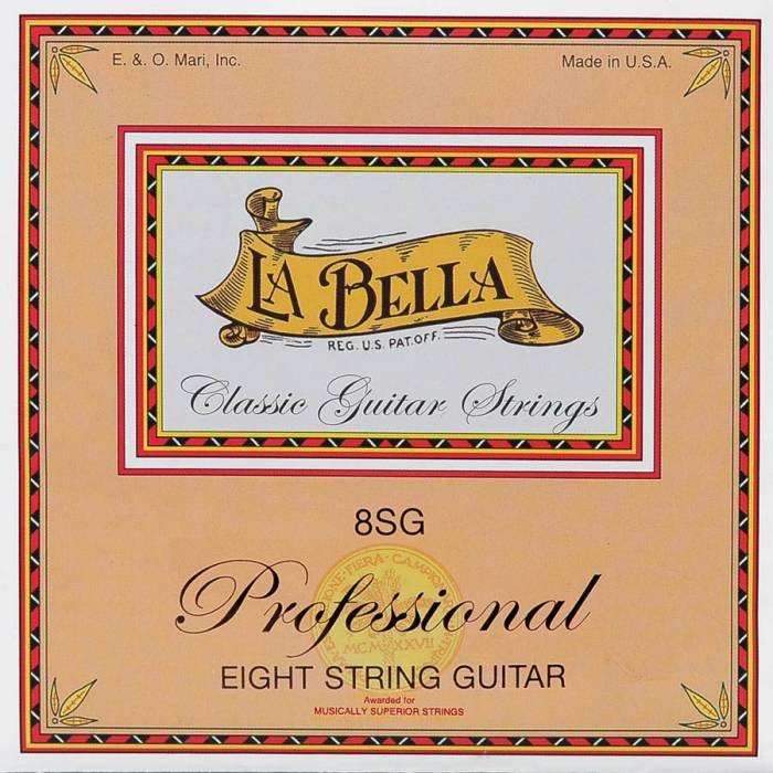 Struny na 8-strunovou klasickou kytaru LaBella Multi-String Guitars L-8SG