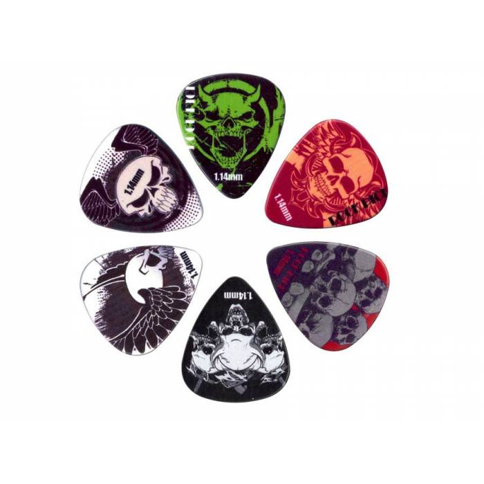 Trsátka celuloid 6 ks 1.14 Boston Rock Picks BRP6-114