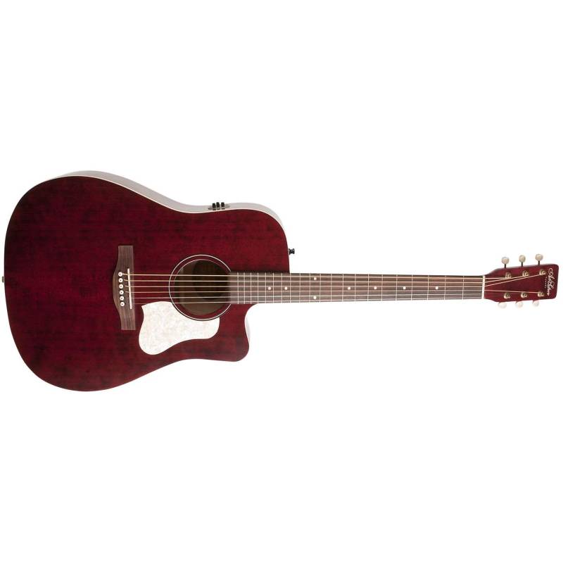 Elektroakustická kytara ART & LUTHERIE Americana Tennessee Red CW QIT - 1