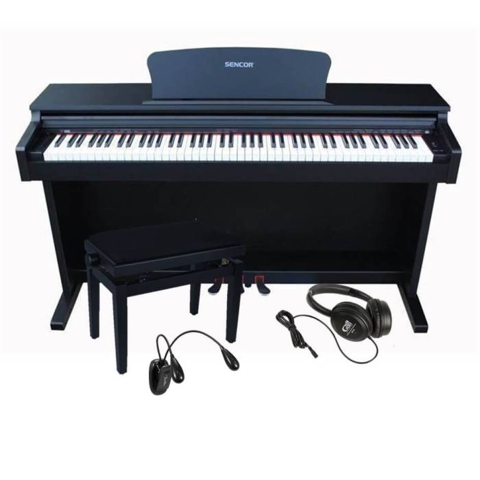 Digitální piano - set Sencor SDP100-BK SET