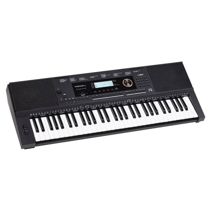 Přenosný elektrický keyboard - rozbalený kus Medeli M361/B - rozbalený kus