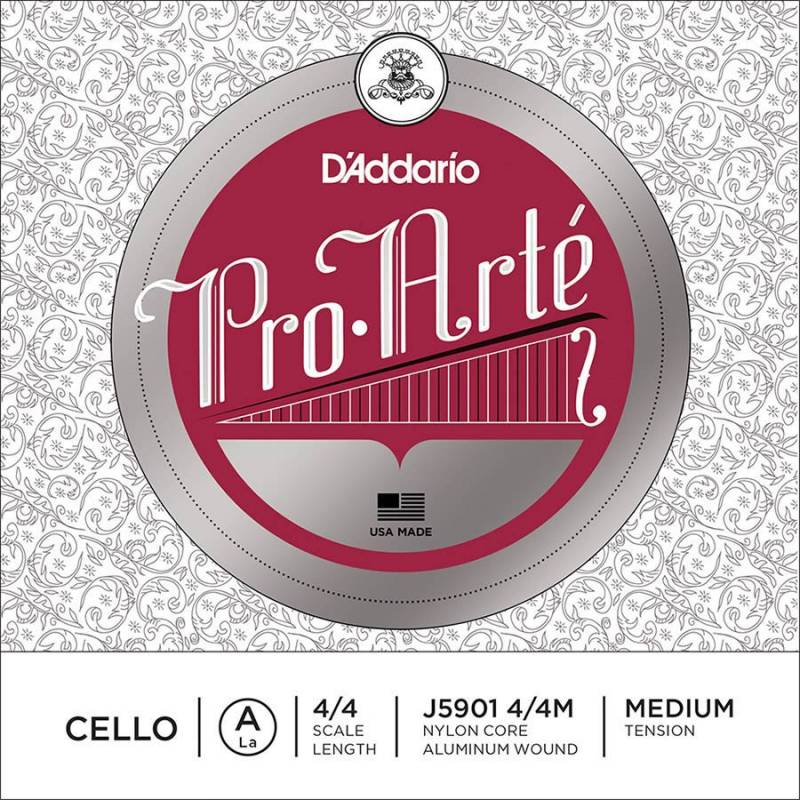 Struna na violoncello A 4/4 D'Addario Pro Arte Bowed J5901-44M - 1