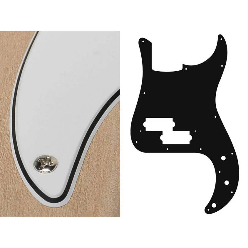 Pickguard Puncher bass Boston PB-315-W - 1