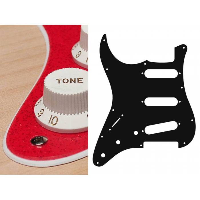 Pickguard Stallion SSS Boston SL-213-SRD