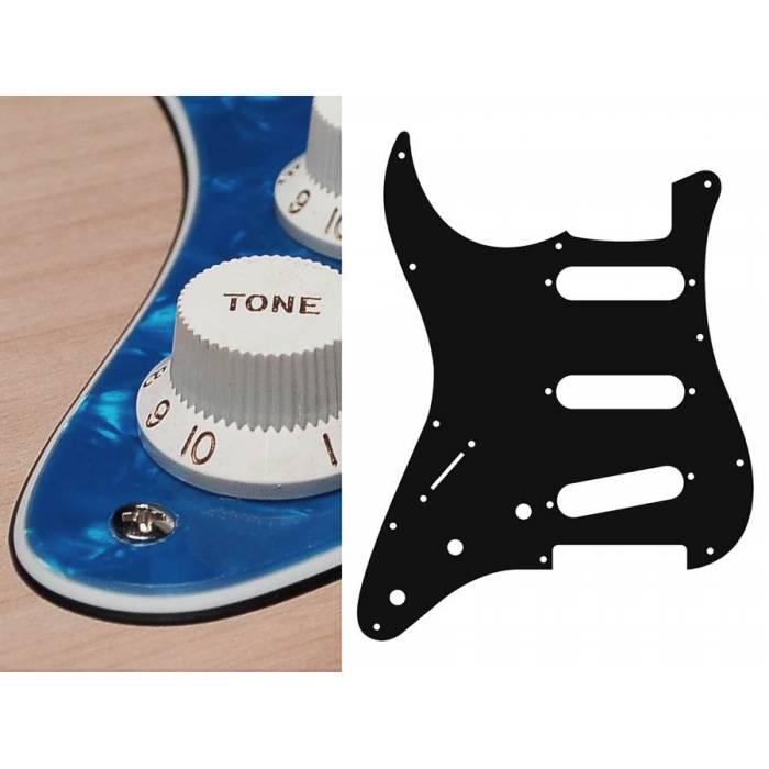 Pickguard Stallion SSS Boston SL-313-PBU