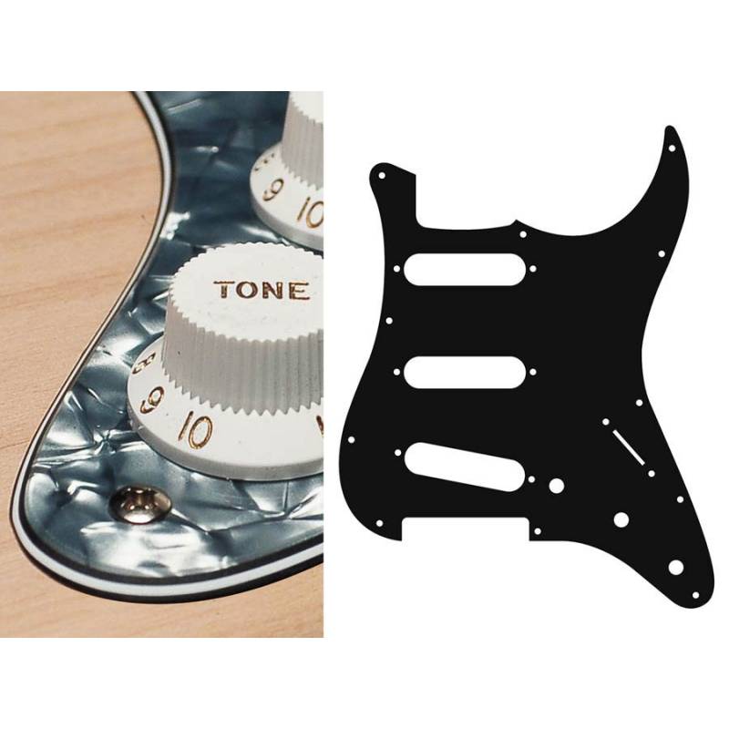 Pickguard Stallion SSS Boston ST-413-PB - 1