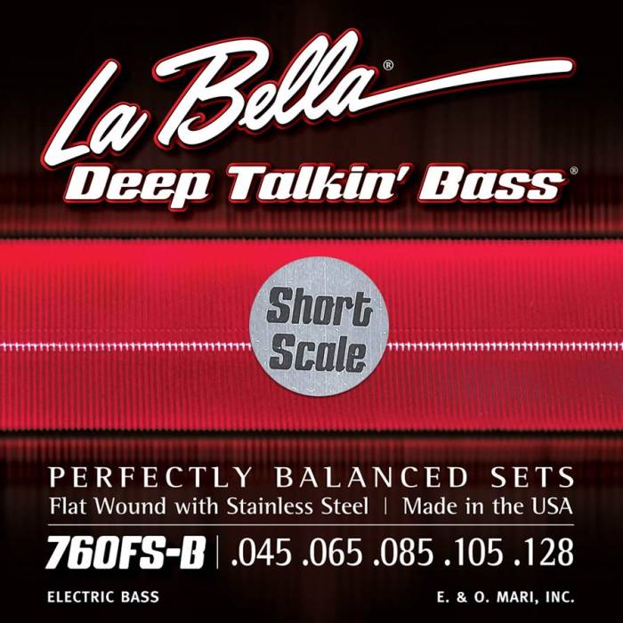 Struny na elektrickou kytaru LaBella Deep Talkin' Bass L-760FS-BS