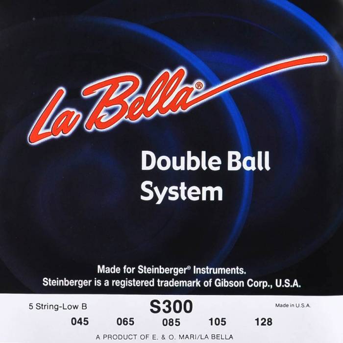 Struny na elektrickou 5-strunnou baskytaru LaBella Double Ball End System L-S300