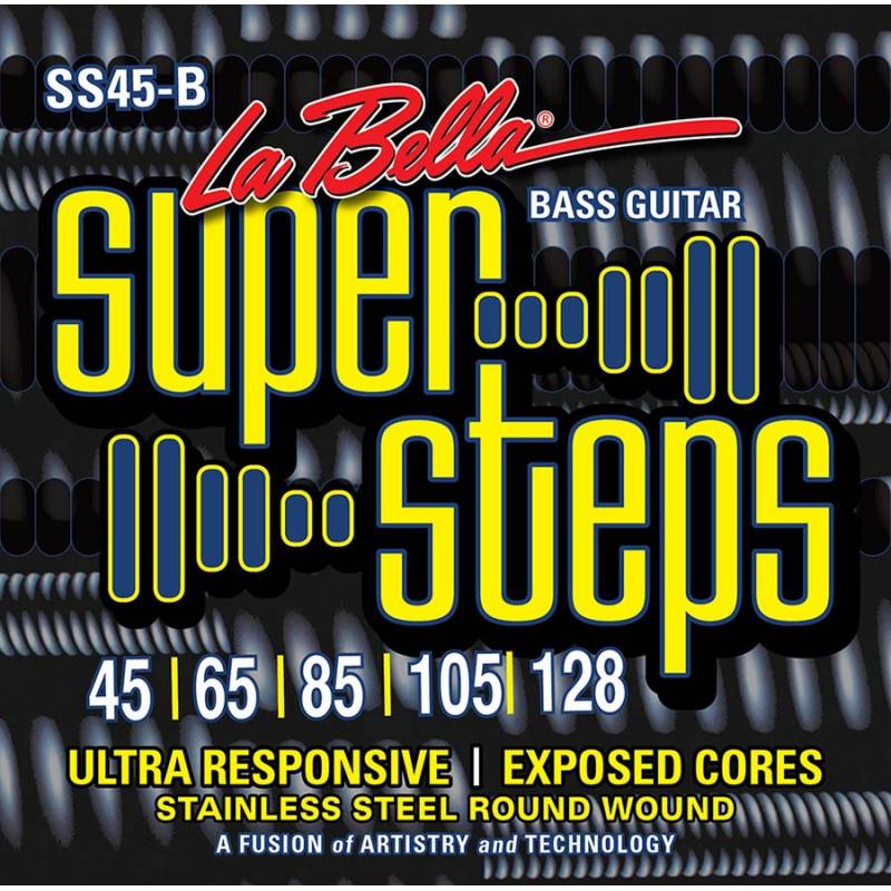 Struny na elektrickou 5-strunnou baskytaru LaBella Super Steps L-SS-45B - 1